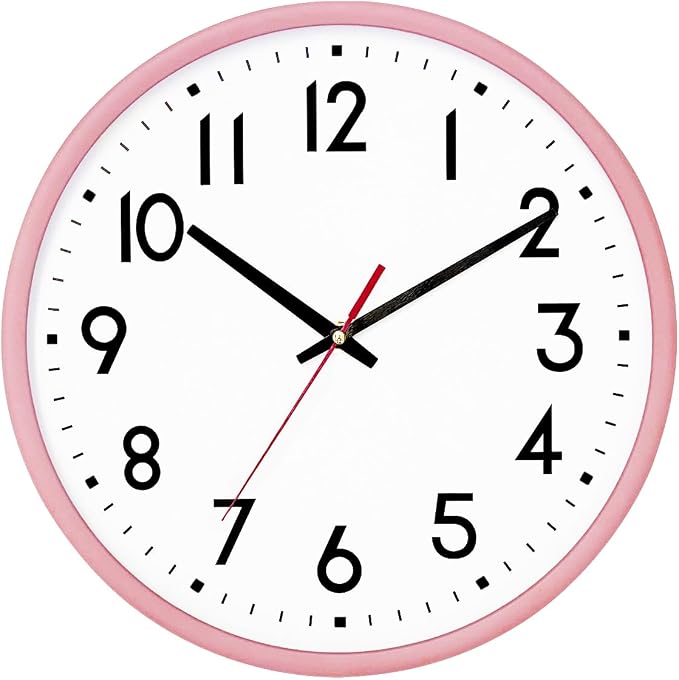 HZDHCLH Wall Clock Silent Wall Clocks Battery Operated 8 Inch Modern Non by HZDHCLH