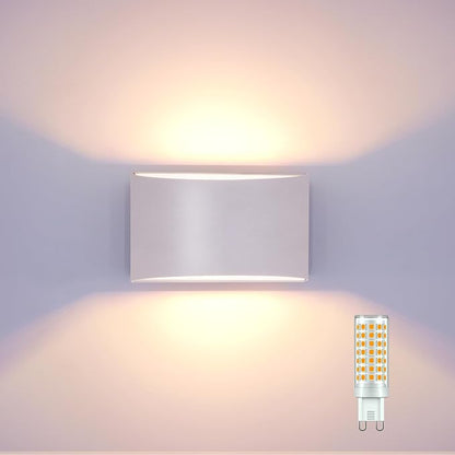 KICAAO Modern LED Wall Sconce, Warm White 3000K, Hardwired Indoor Wall Lights - Image 2