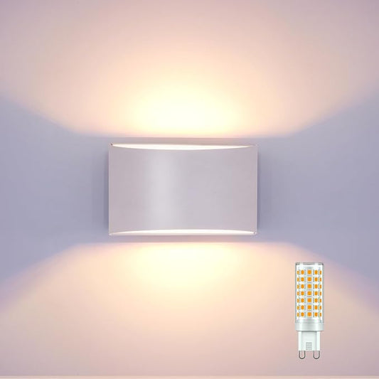 KICAAO Modern LED Wall Sconce, Warm White 3000K, Hardwired Indoor Wall Lights - Image 2