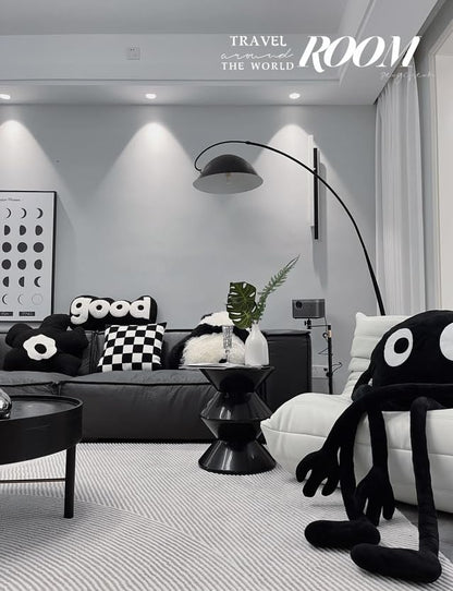 Dimoon 236''x17.7'' Grey Peel and Stick Wallpaper Contact Paper Modern Self - Image 3