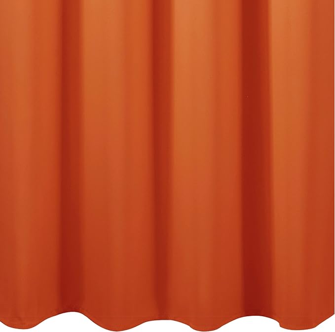 LEMOMO Blackout Curtains 66 x 84 inch/Orange Curtains Set of 2 Panels/Thermal - Image 9