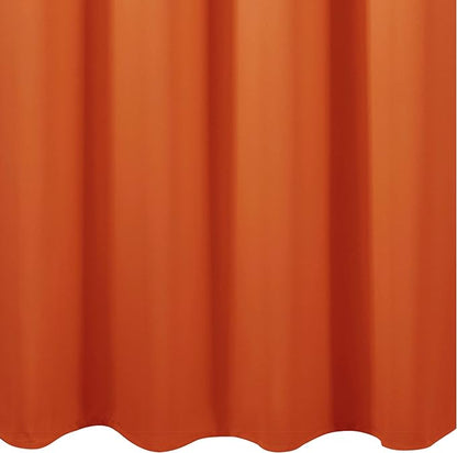 LEMOMO Blackout Curtains 66 x 95 inch/Orange Curtains Set of 2 Panels/Thermal - Image 9