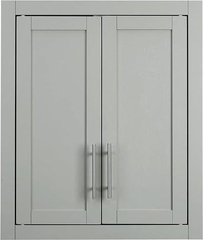 Crosley Furniture Savannah Wall Mounted Bathroom Storage Medicine Cabinet - Image 4