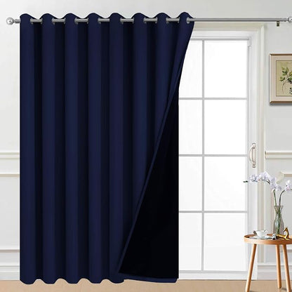 Yakamok 100% Blackout Thermal Insulated Grommet Curtains, Noise Reducing by Yakamok