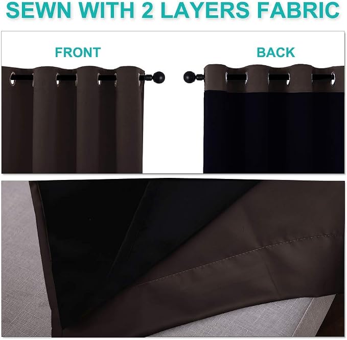 NICETOWN Extra Long Truly Blackout Drapes - Image 6