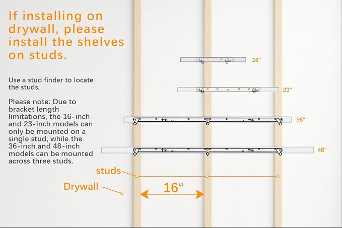 BAYKA Floating Shelves for Wall, Wall Mounted Rustic Wood Shelves for Bathroom - Image 9