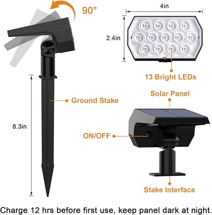 WELALO Solar Color Changing Spot Lights Outdoor, Waterproof Solar Halloween - Image 6