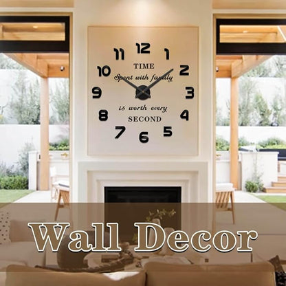 VANGOLD Large Wall Clocks for Living Room Decor, Decorative Wall Clocks Battery - Image 2