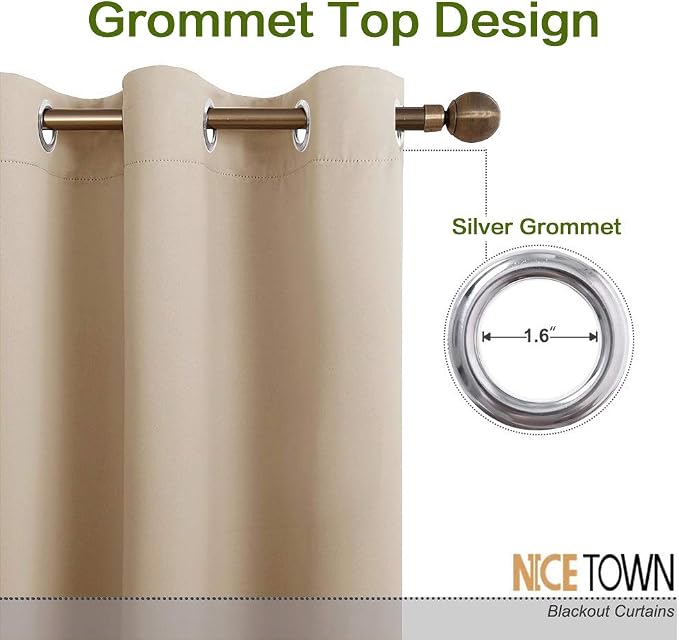 NICETOWN Loft Room Divider Curtain Screen Partition, Lower Noise Basement - Image 2