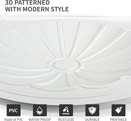 Art3dwallpanels Ceiling Tiles 12 Pack Drop Ceiling Tiles, 24 x 24 Inch High - Image 4