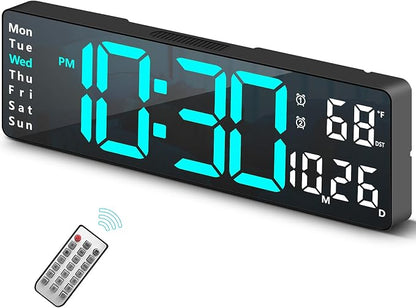 Digital Clock, Digital Wall Clock by Abovsare