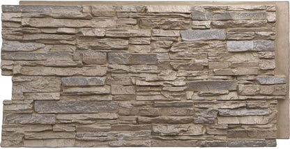 EverStone Canyon Ridge Faux Stone Panel, 45 3/4"W x 24 1/2"H x 1 1/4"D by EkenaMillwork
