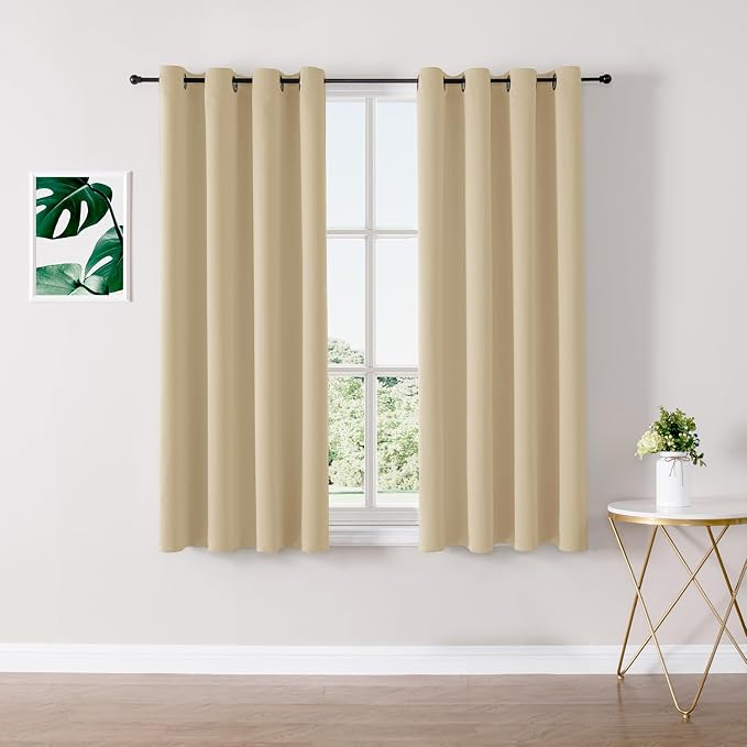 ChrisDowa Blackout Curtains 63 inches Long by ChrisDowa