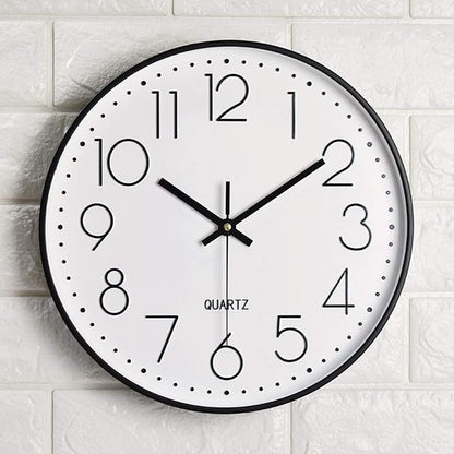 Tosnail 12 Inch Large Non Ticking Wall Clock, Round Silent Battery Operated - Image 2