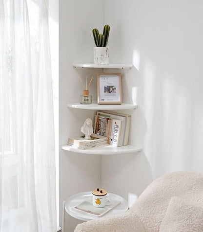 Corner Shelves, Floating Corner Shelf, Round End - Image 8