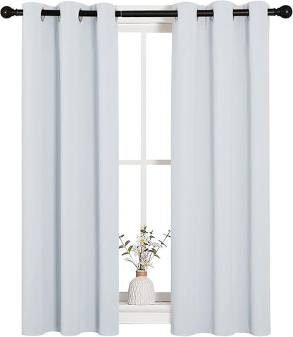NICETOWN Room Darkening Draperies Curtains Panels, 2 Panels, 29 by 40, Window - Image 2