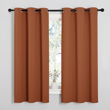 NICETOWN Bedroom Curtains 63 inches Long, Privacy and Thermal Insulated by NICETOWN