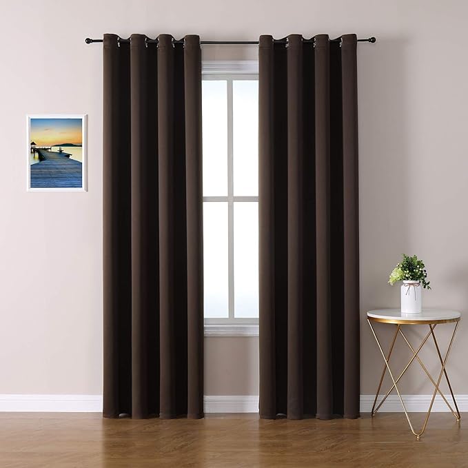 ChrisDowa Blackout Curtains 102 Inches Long 2 Panels Set by ChrisDowa