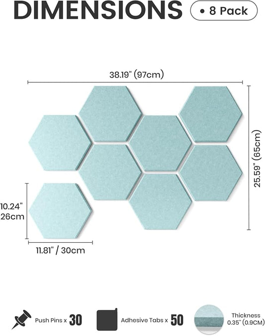 Fluxynara Hexagon Cork Board Alternative - Image 2