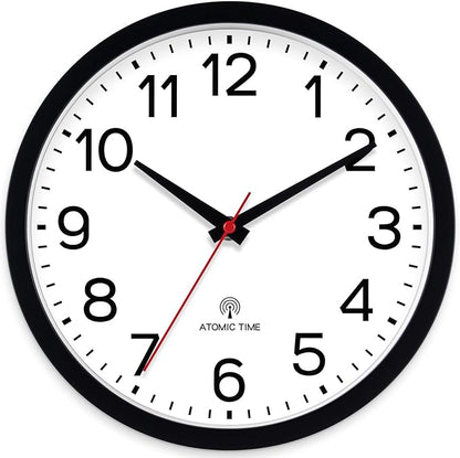 AKCISOT Atomic Black Wall Clock Analog Clocks by Akcisot
