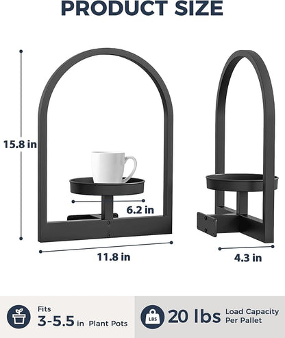 Bamworld Plant Stand Indoor, Plant Hanger Wall Planters - Image 2