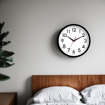 DAXSMY Wall Clock 8 Inch Silent Non-Ticking Battery Operated - Image 6