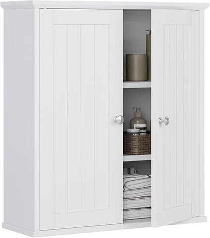 Bathroom Wall Cabinet, Bathroom Cabinet Wall Mount, Over the Toilet Space Saver by Meilocar