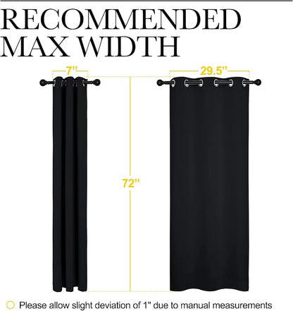 NICETOWN Bathroom Blackout Thermal Curtains and Drapes - Image 8