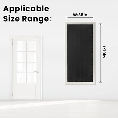 Adhesive Blackout Curtains- Self Stick Shades Window Blinds Curtains No Rod - Image 7