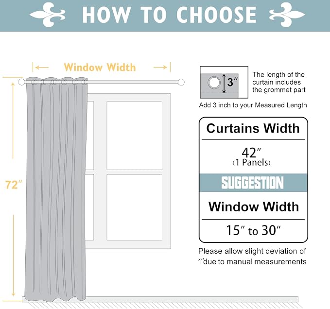 ChrisDowa Blackout Curtains 72 inches Long - Image 5