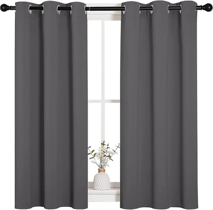 NICETOWN Grey Blackout Curtain Panels by NICETOWN
