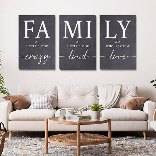 GUBIYU Gray Home Wall Art for Living Room Dining Room Pictures Wall Decor - Image 2