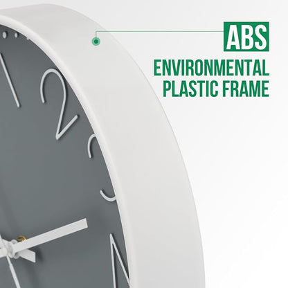 Wall Clock Non-Ticking Silent Modern Simple Style Round Decor Clock - Image 4