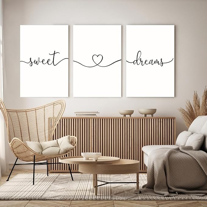 GUBIYU Sweet Dreams Wall Art Above Bed Decor - Image 2