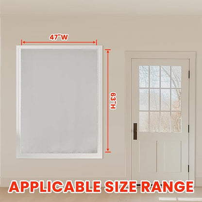 AJAZZ self Adhesive Portable 100% Blackout Curtains Simple and Easy to - Image 5