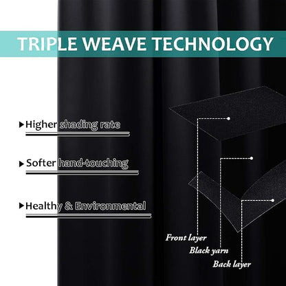 NICETOWN High-End Thermal Curtains, Full Blackout Curtains 84 Inches Long - Image 6