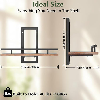 Sbosbo Floating Shelves for Wall, Plant Shelf Indoor, Wall Planters for Indoor - Image 3