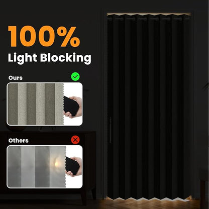 AJAZZ Blackout Accordion Doors Interior - Image 4