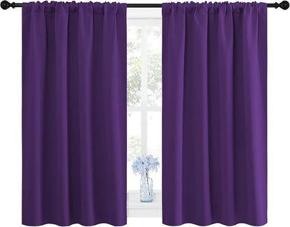 NICETOWN Blackout Purple Curtains - Image 2