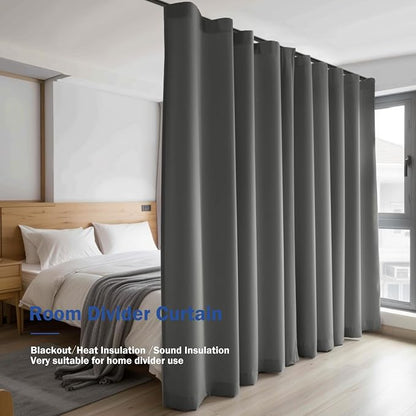 Room Divider Blackout Curtain Total Privacy Thermal Insulated Curtains - Image 6