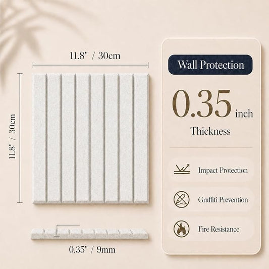 Large Cork Boards for Walls – 48" x 36" Self Adhesive Felt Wall Tiles - Image 2