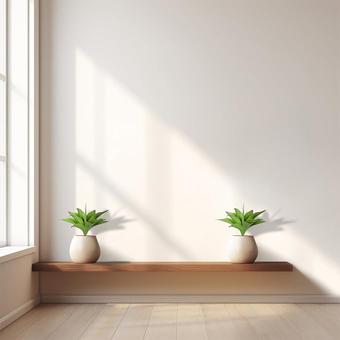 Artificial Agave Plants, UV Resistant Fake Agave Planters for Indoor and Outdoor Decorating Artificial Plants for Outdoors Fake Plants (2Pack, 12.6") Green