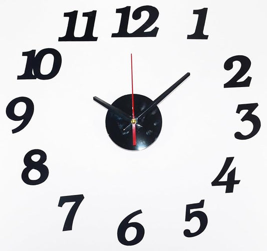 OceeK DIY Wall Clock, Modern Silent Non-Ticking, Battery Operated, 3D Quality - Image 2