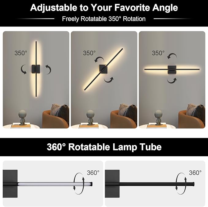 Battery Operated Wall Sconce Set of Two - Image 6