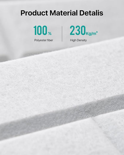 Soundsbay Acoustic Panels Self Adhesive, 12 Pack High Density Sound Proof Foam - Image 3