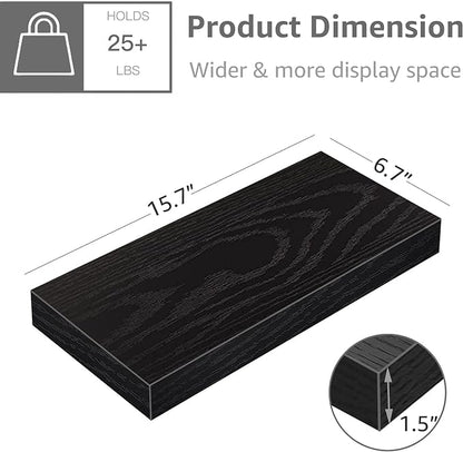 QEEIG Floating Shelf for Wall Bathroom Shelves Bedroom Kitchen Living Room - Image 3