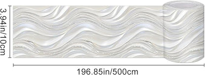 HOMETITUTE Wallpaper Border Peel and Stick Decorative Wall Trim Self Adhesive - Image 3