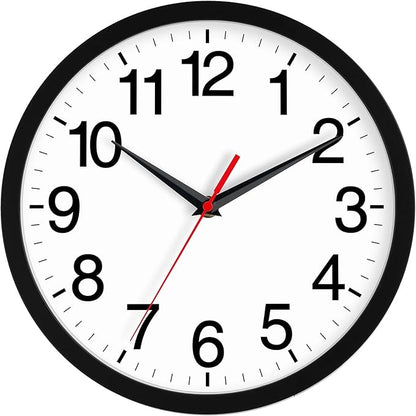 Rohioue 14 Inch Wall Clock Modern Battery Operated Silent Non Ticking Large by RohioueWallClock