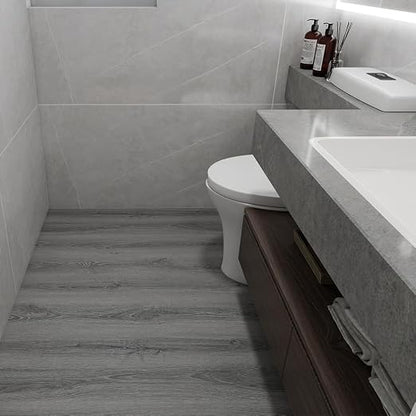 Wood Grain Peel and Stick Floor Tiles – 11.8” Width, Full Roll Length of 118" – - Image 7