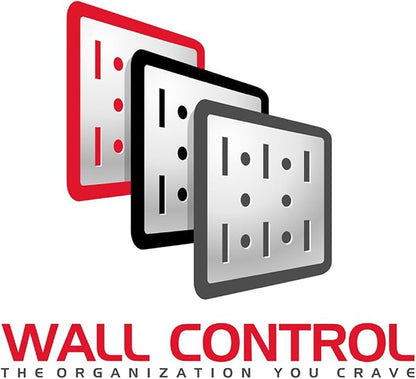Wall Control 30-P-3232G Gray Metal Pegboard Pack - Image 12